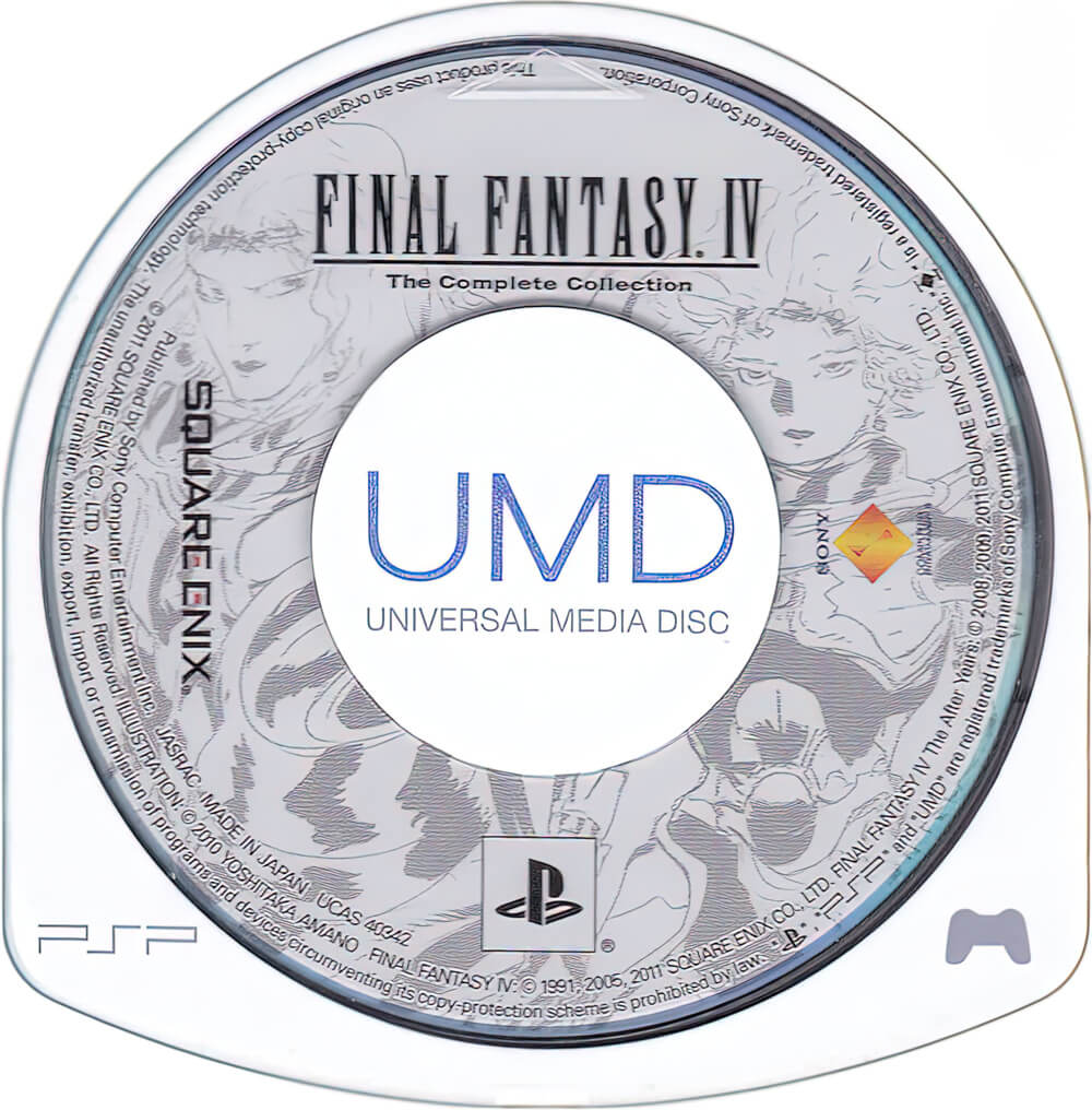 Лицензионный диск Final Fantasy IV Interlude для PlayStation Portable